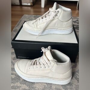 AllBirds Women’s Canvas Pacer in Cream High-Top Sneaker size 7
